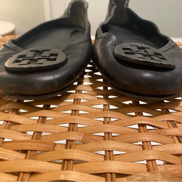 Tory Burch Black Minnie Travel Ballet Flat - Picture 2 of 3